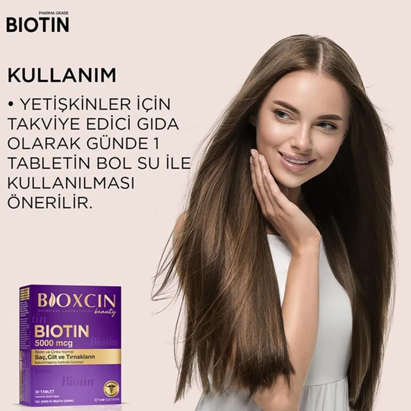 Bioxcin Biotin 5000 mcg 30 Tablet - 3