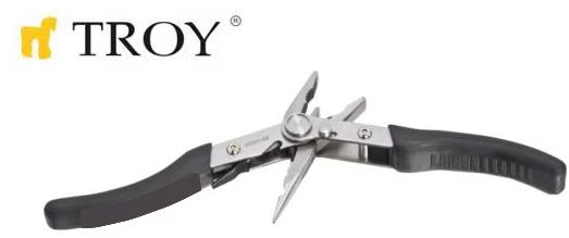 Troy 21090 Çift Başlıklı Çok Amaçlı Pense+Kargaburun - 4