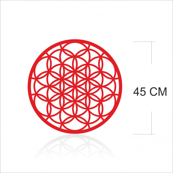M3 Decorium Kutsal Yaşam Çiçeği Duvar Süsü - 2