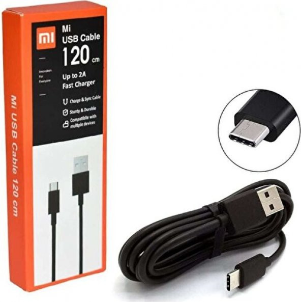 Sesatech Xiaomi Mi (Type-C) 120 cm Kablo 2A Fast Kablo Sesatech - 2