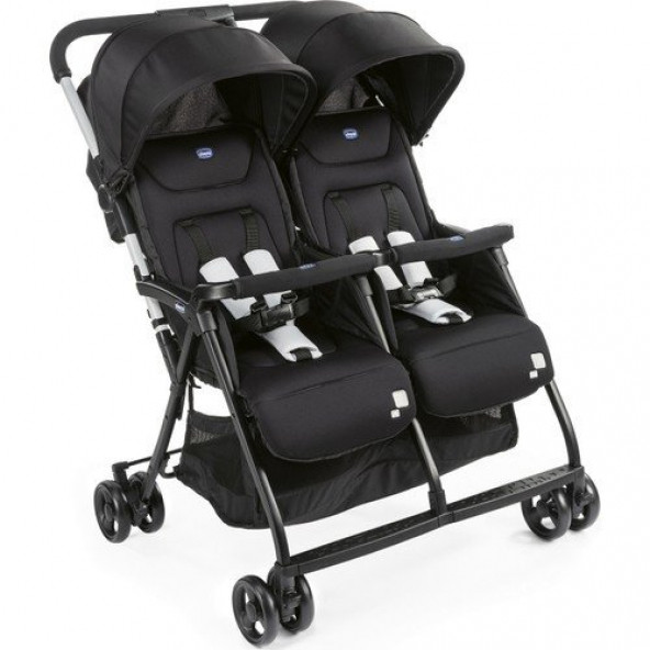 Chicco Ohlala 2 Twin Ultra Hafif Ikiz Bebek Arabası Black Night