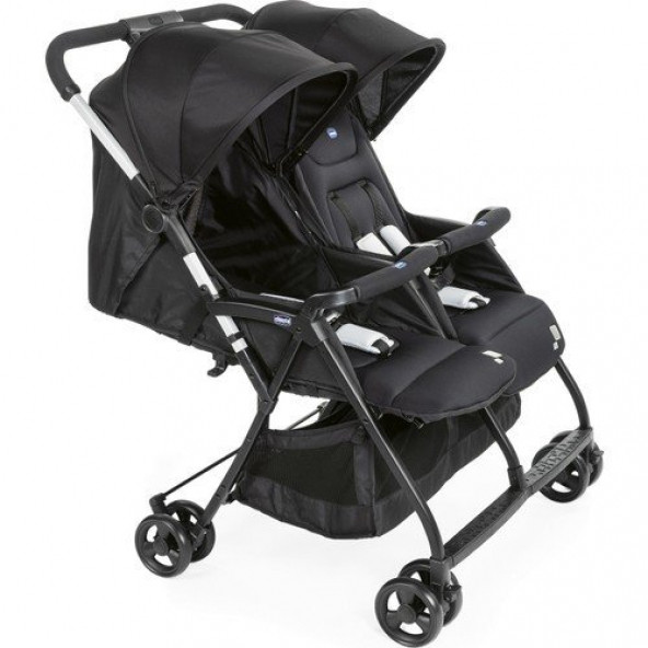 Chicco Ohlala 2 Twin Ultra Hafif Ikiz Bebek Arabası Black Night - 3