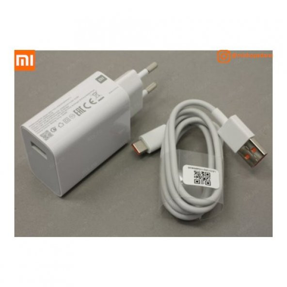 Sesatech Gregoss Xiaomi ve Poco 33 Watt 5A Mdy 11 Ez Turbo Şarj Aleti Başlık+Kablo Set (Kutusuz) Turuncu Uçlu - 3