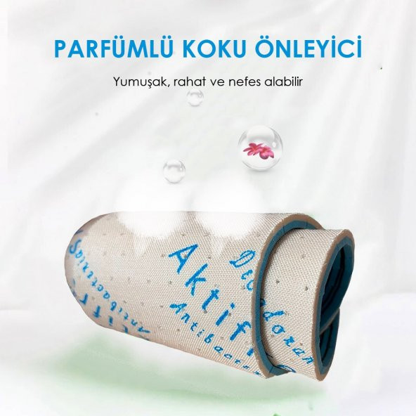 Anti Bakteriyel Latex Ayakkabı Tabanlığı, Parfümlü Koku Önleyici Tabanlık, Nefes Alabilen İç Taban - 3