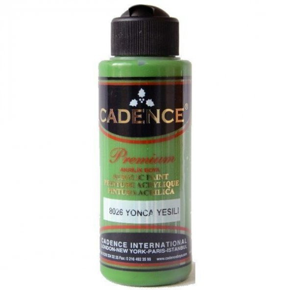 Cadence Premium Akrilik Boya 120 ml. 8026 Yonca Yeşili ürün görseli
