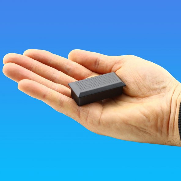 Mobilya Düğme Çekmece Dolap Kapak Kulpu Kulbu Plastik Mat Siyah Kulp 32 mm - Resim 5