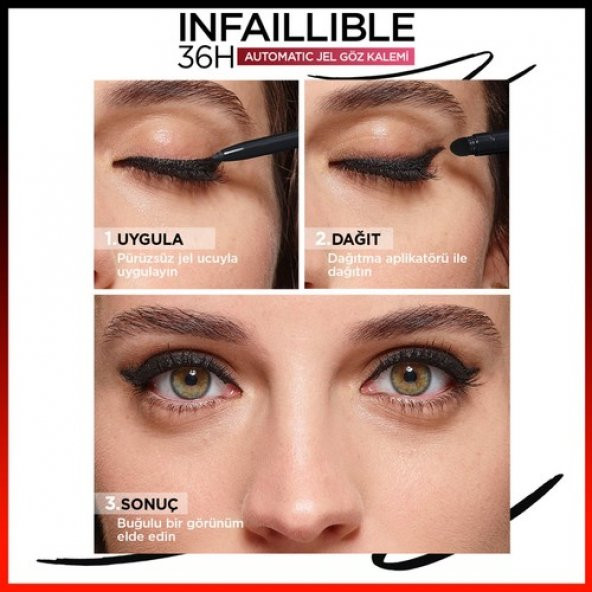 Loreal Paris Loréal Paris Infaillable Automatic Jel Göz Kalemi - Zümrüt Yeşili - 5