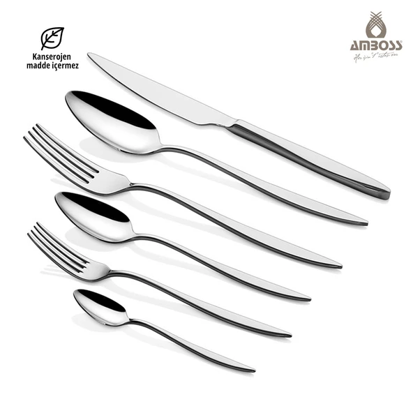 Amboss 93 Parça Granit ve Paslanmaz Çelik Tencere Çeyiz Seti - Resim 4