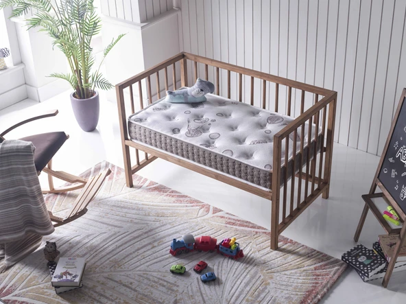 Bamboo Park Yatak, Bebek Yatağı, Beşik Yatağı, Anne Yanı 10 Cm ürün görseli