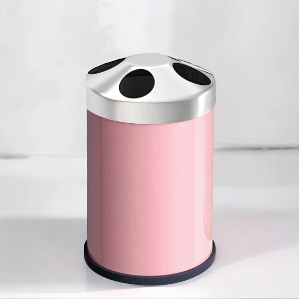 Set Üstü Diş Fırçalık Banyo Metal Diş Fırçası Kabı Kutusu Pembe - 5