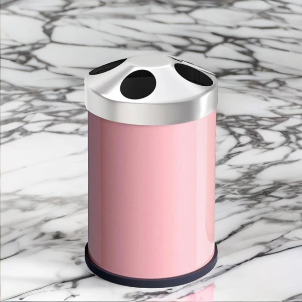 Set Üstü Diş Fırçalık Banyo Metal Diş Fırçası Kabı Kutusu Pembe - 8