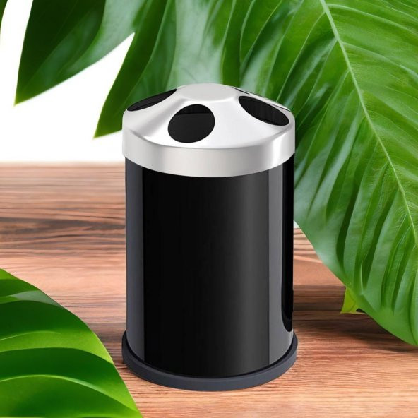 Set Üstü Diş Fırçalık Banyo Metal Diş Fırçası Kabı Kutusu Siyah - 6