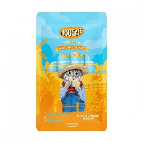 Moochie Sıvı Kedi Ödülü Ton-Peynir 5x15 Gr - 2