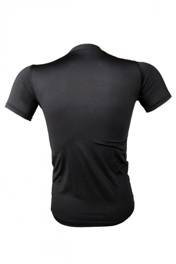 Siyah Kısa Kol Askeri Microfiber T-shirt M Beden - 2