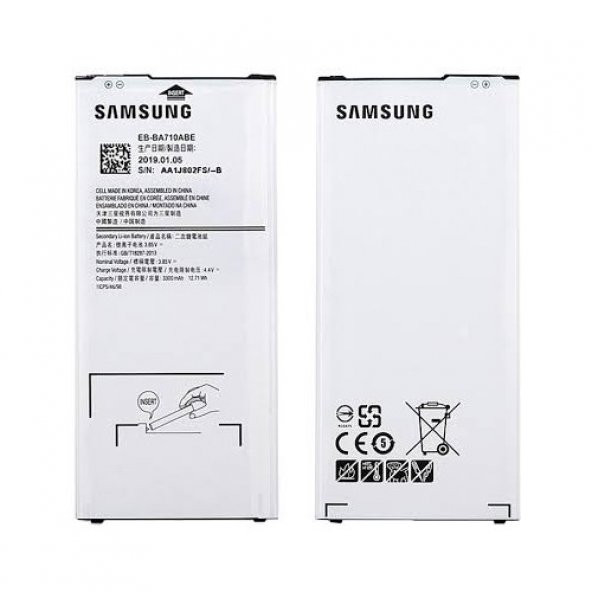 Vmr Samsung Galaxy Galaxy A7 2016 A710 SM-A710 Uyumlu Batarya Pil