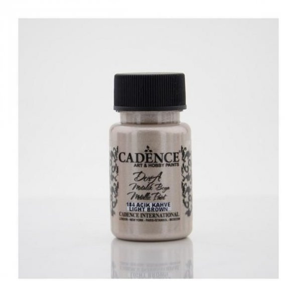 Cadence Dora Metalik Boya 50 ml. 184 Açık Kahve