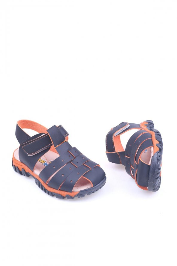 Papuç Sepeti Arzen-3012 Erkek Bebek Ortopedik Sandalet Ayakkabı