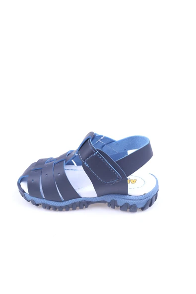 Papuç Sepeti Arzen-3012 Erkek Bebek Ortopedik Sandalet Ayakkabı - Resim 6