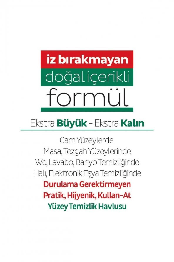 Easy Clean Parabensiz Yüzey Temizlik Havlusu Beyaz Sabun Kokusu 100 Yaprak - 5