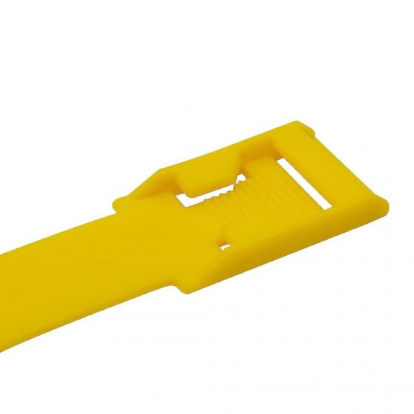 Büyükbaş Hayvan Plastik Ayak İşaretleme Bandı Sarı - 4