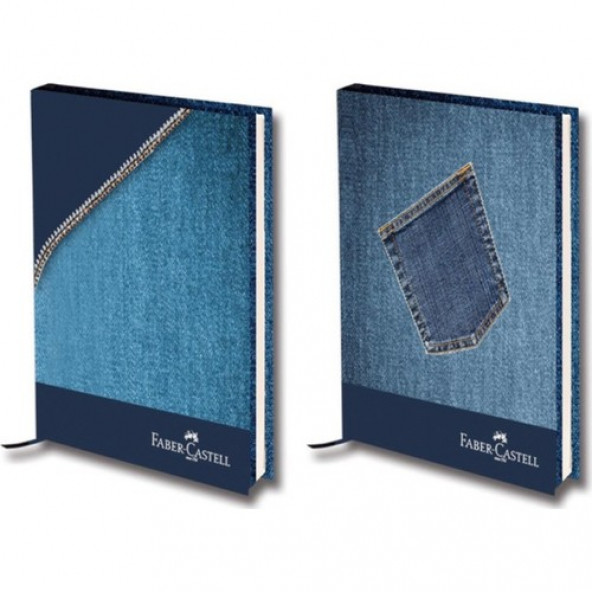 FABER CASTELL JEAN A5 CİLTLİ DEFTER 120 YP. ÇİZGİSİZ JEAN