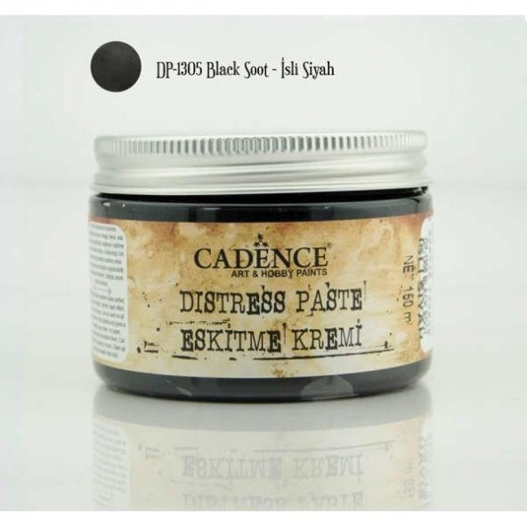 Cadence Distress Paste Eskitme Kremi 150 ml. 1305 İSLİ SİYAH