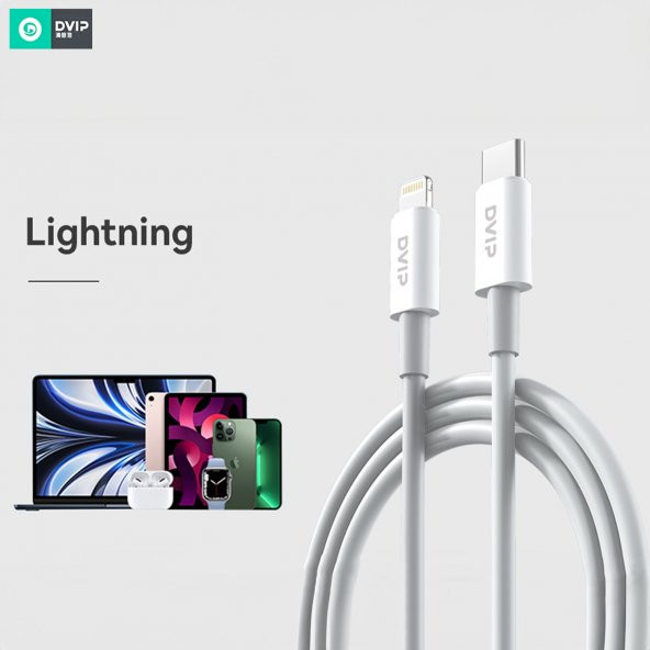 DVIP L35 6A 120W Type-C to Lightning 1M Süper Hızlı Data ve Şarj Kablosu - 3