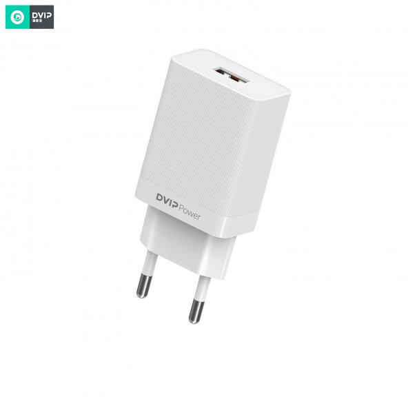 DVIP N13 2.4A UsbA to Lightning Kablolu Hızlı Şarj Aleti Set Beyaz - Resim 3