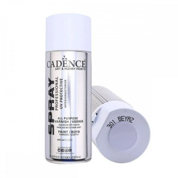 Cadence Sprey Boya 301 Beyaz 400 ml.