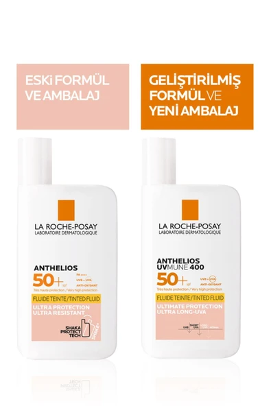 LA ROCHE POSAY Anthelios Uvmune Fluid SPF+50 Tüm Ciltler İçin Yüksek Korumalı Renkli Yüz Güneş Kremi 3337875797641 - 4