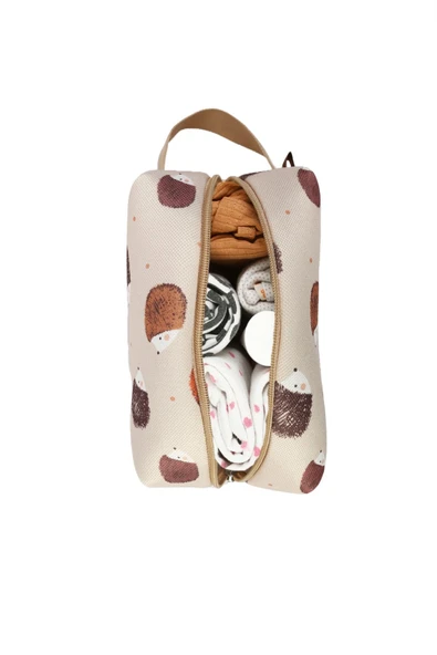 Kirli Temiz Islak Organizer Çantası Urcin Bebek Çocuk Kıyafet Çamaşır Anne Makyaj Alezli Çanta - 2