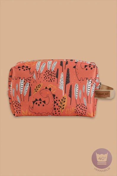 Kirli Temiz Islak Organizer Çantası Bonatitan Bebek Çocuk Kıyafet Çamaşır Anne Makyaj Alezli Çanta - 3