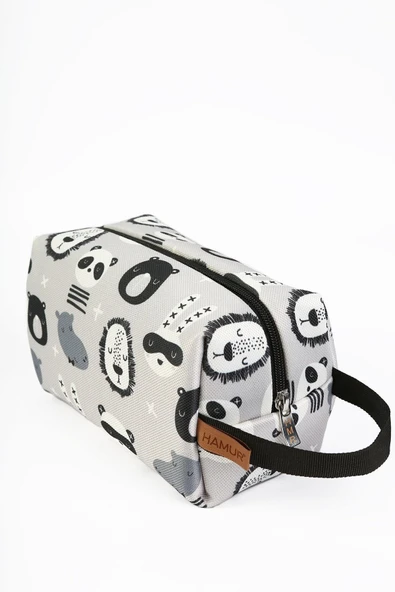 Kirli Temiz Islak Organizer Çantası Cartoon Bebek Çocuk Kıyafet Çamaşır Anne Makyaj Alezli Çanta