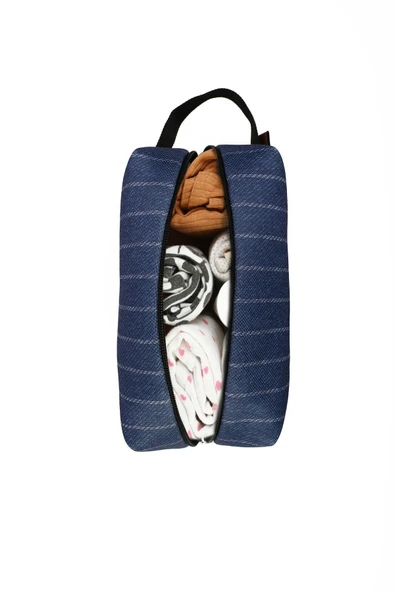 Kirli Temiz Islak Organizer Çantası Bb-505 Bebek Çocuk Kıyafet Çamaşır Anne Makyaj Alezli Çanta - 2