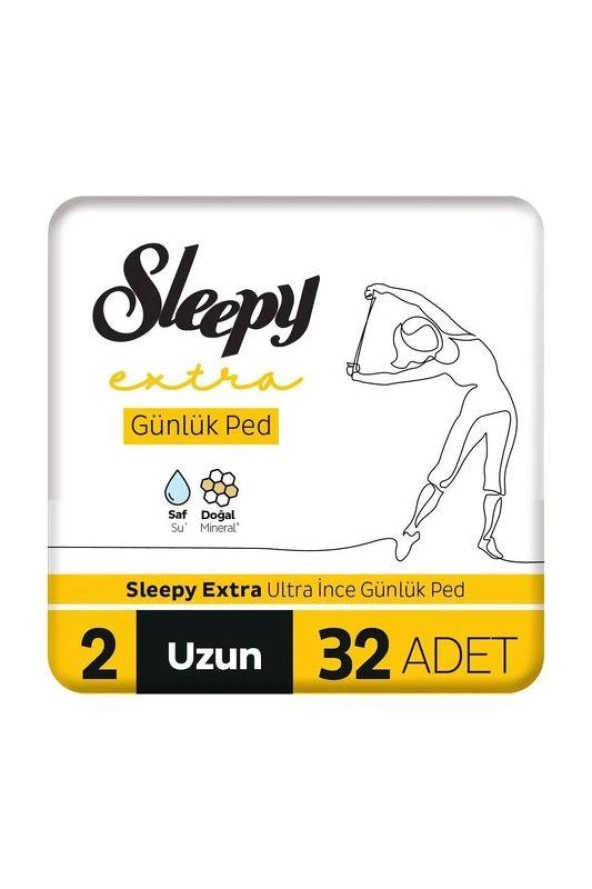 Sleepy Extra Ultra İnce Günlük Ped Uzun 32'li