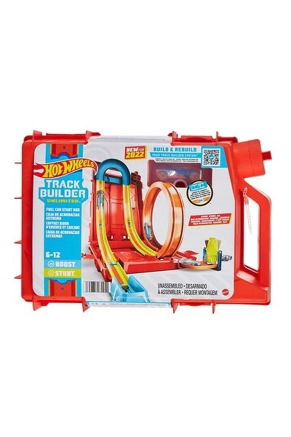 Hot Wheels Track Builder Benzin Bidonu Akrobasi Seti
