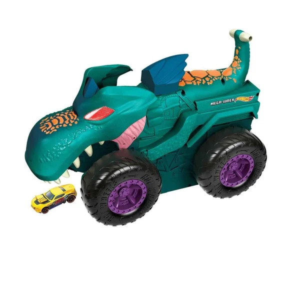 Hot Wheels Monster Trucks Araba Yiyen Mega Wrex - Resim 2