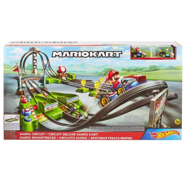 Hot Wheels Marıo Kart Çılgın Dönüş Parkuru Yarış Seti