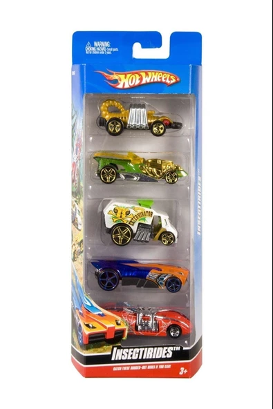 Hot Wheels Beşli Araba Seti Oyuncak Araba Koleksiyonu 1:64 Ölçek (Karışık Model 1 Adet) - 2
