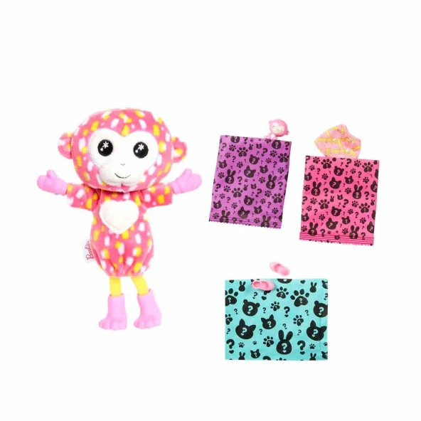 Barbie Cutie Reveal Bebekler Chelsea Tropikal Orman Serisi (Karışık Model 1 Adet) - Resim 4