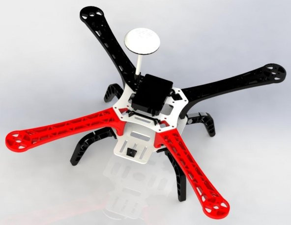 3D Baskılı F450 Tipi Quadcopter Plastik Aparat