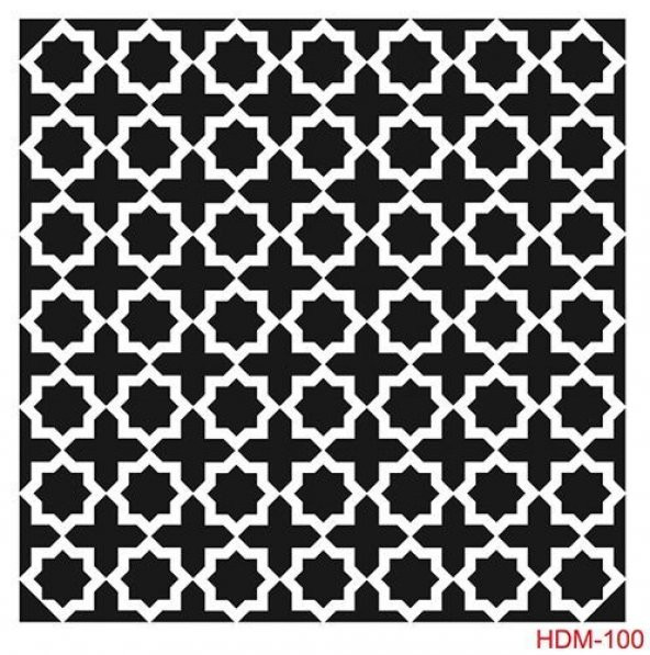 Cadence Home Decor Midi Stencil Boyama Şablonu 25x25 cm. HDM-100