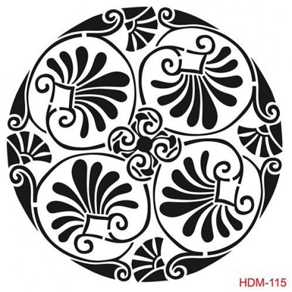 Cadence Home Decor Midi Stencil Boyama Şablonu 25x25 cm. HDM-115