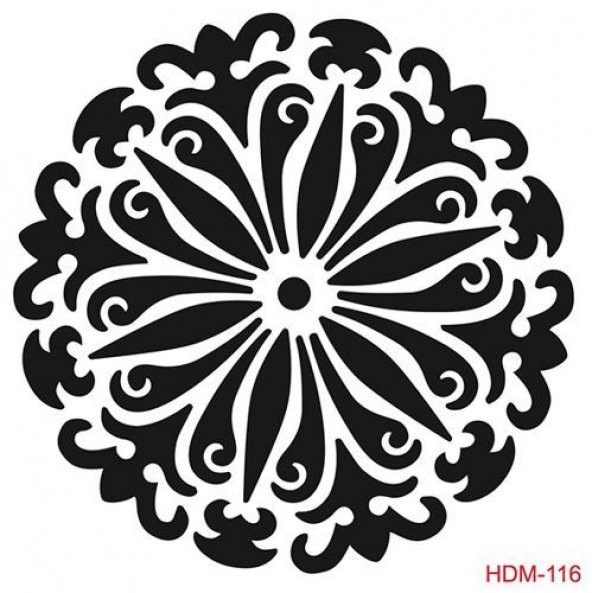 Cadence Home Decor Midi Stencil Boyama Şablonu 25x25 cm. HDM-116