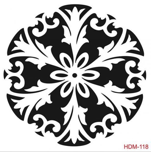 Cadence Home Decor Midi Stencil Boyama Şablonu 25x25 cm. HDM-118