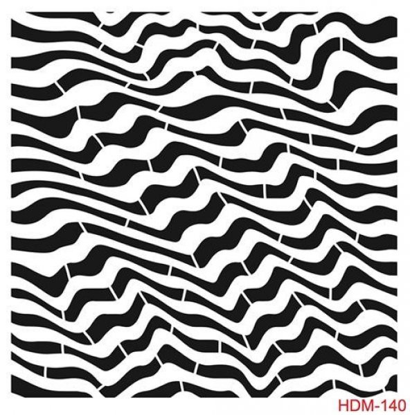 Cadence Home Decor Midi Stencil Boyama Şablonu 25x25 cm. HDM-124