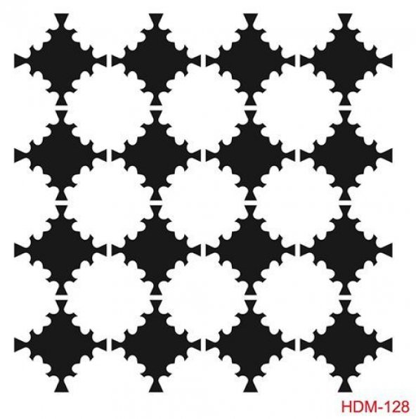 Cadence Home Decor Midi Stencil Boyama Şablonu 25x25 cm. HDM-128