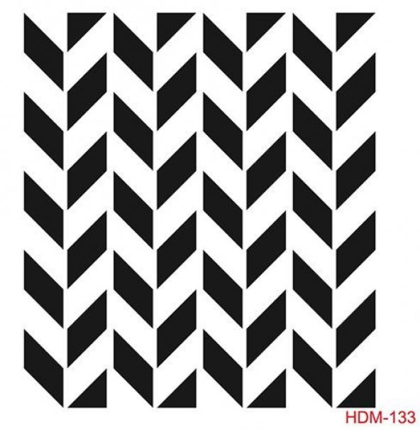 Cadence Home Decor Midi Stencil Boyama Şablonu 25x25 cm. HDM-133