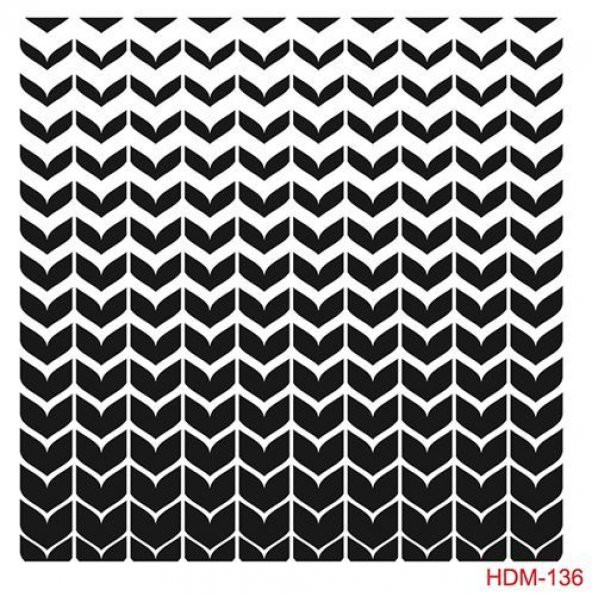 Cadence Home Decor Midi Stencil Boyama Şablonu 25x25 cm. HDM-136