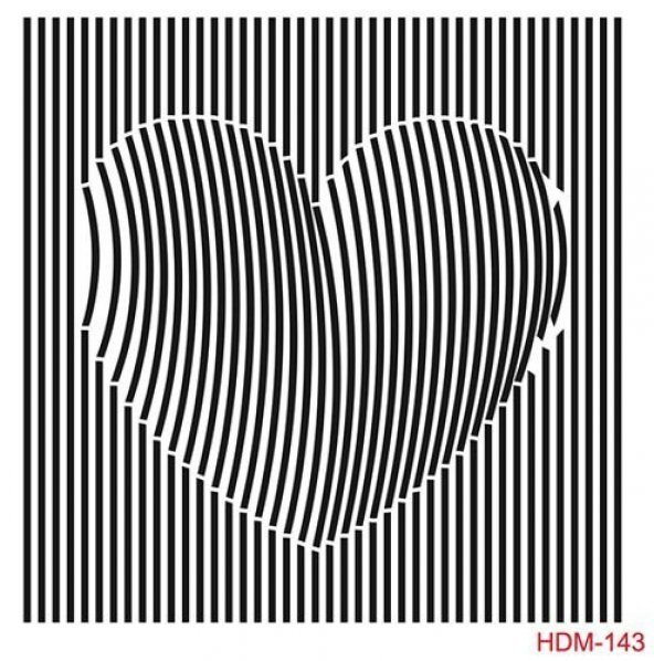 Cadence Home Decor Midi Stencil Boyama Şablonu 25x25 cm. HDM-143